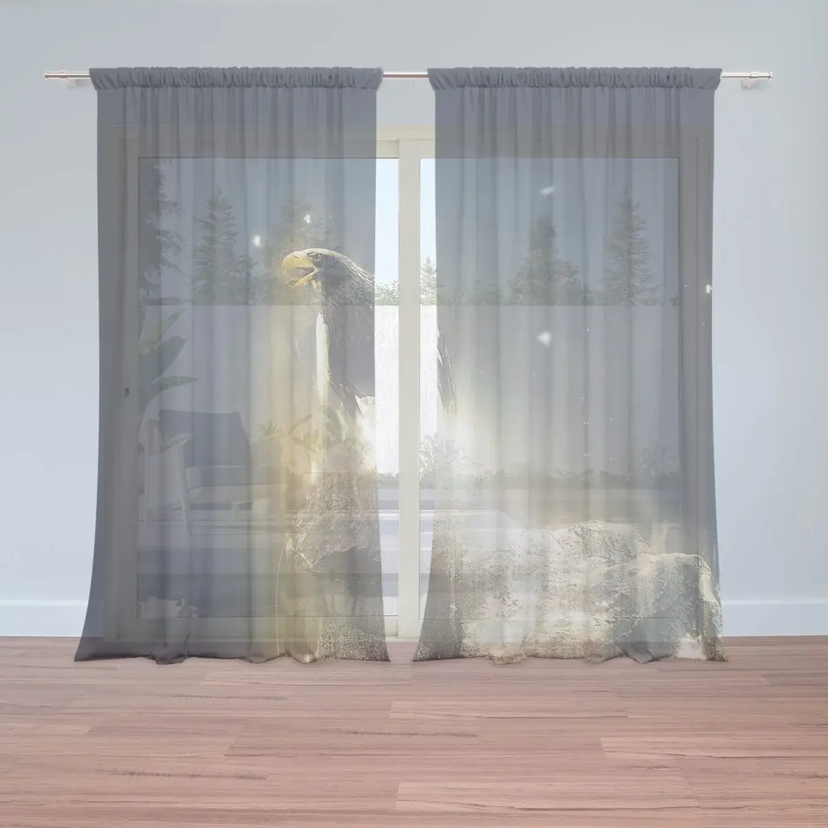 Záclony Orel: 2ks 150x250cm