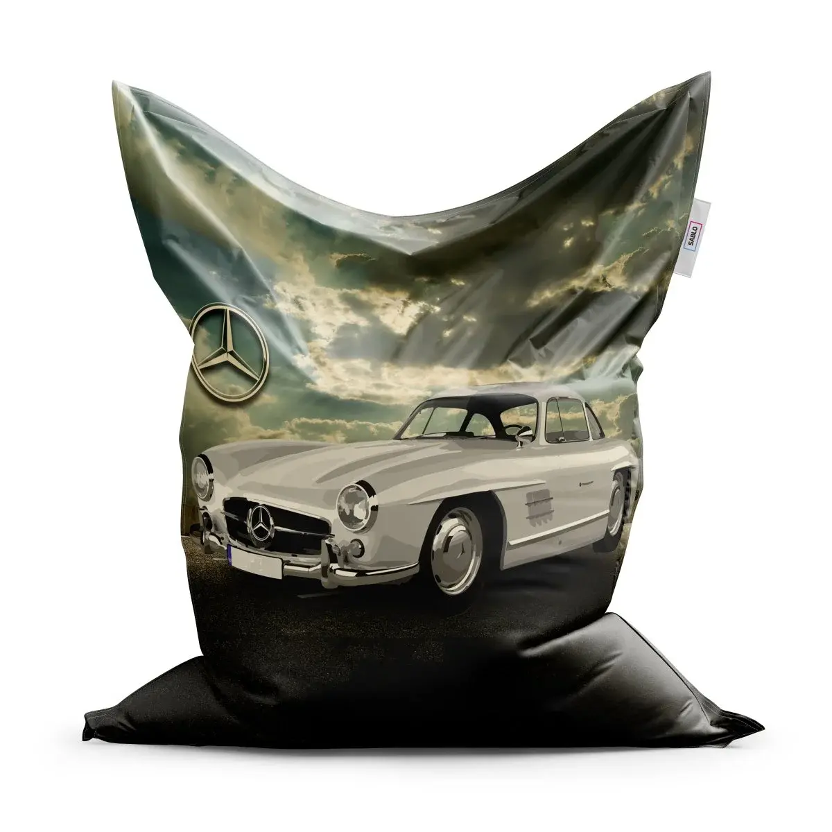 Sedací vak Mercedes-Benz 300 SL Na silnici - 200x140 cm