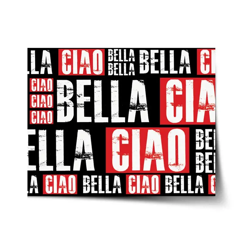 Plakát La Casa de Papel Professor or Bella Ciao motiv 2 - 60x40 cm
