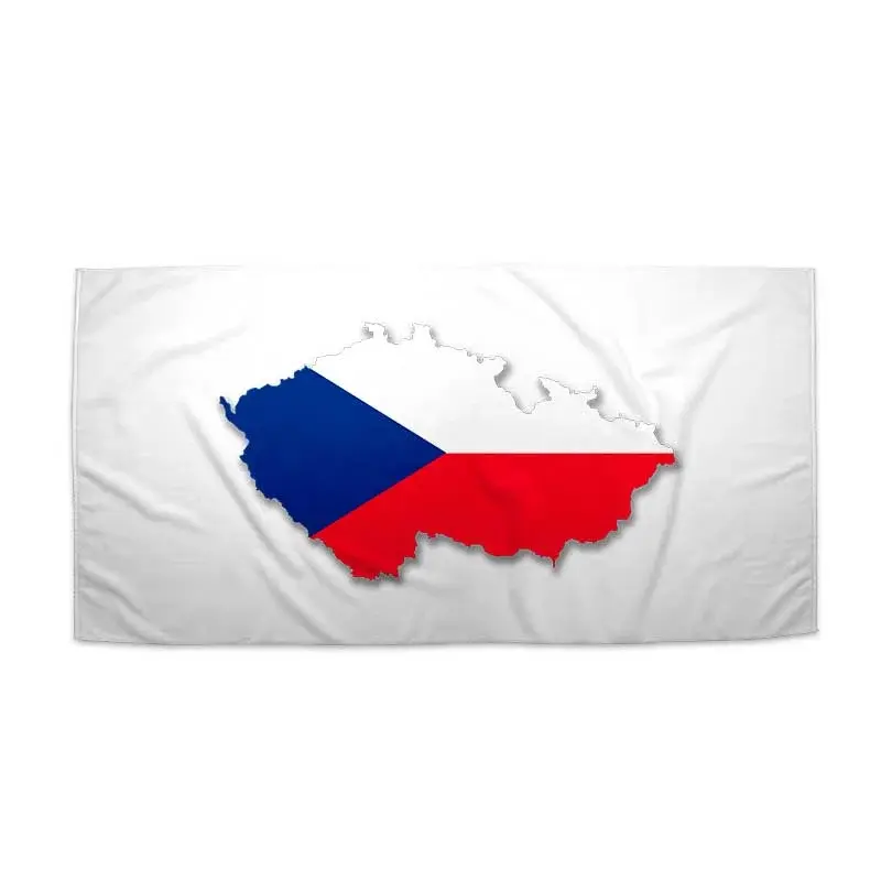 Ručník Česká vlajka - Společně za vítězstvím - 50x100 cm