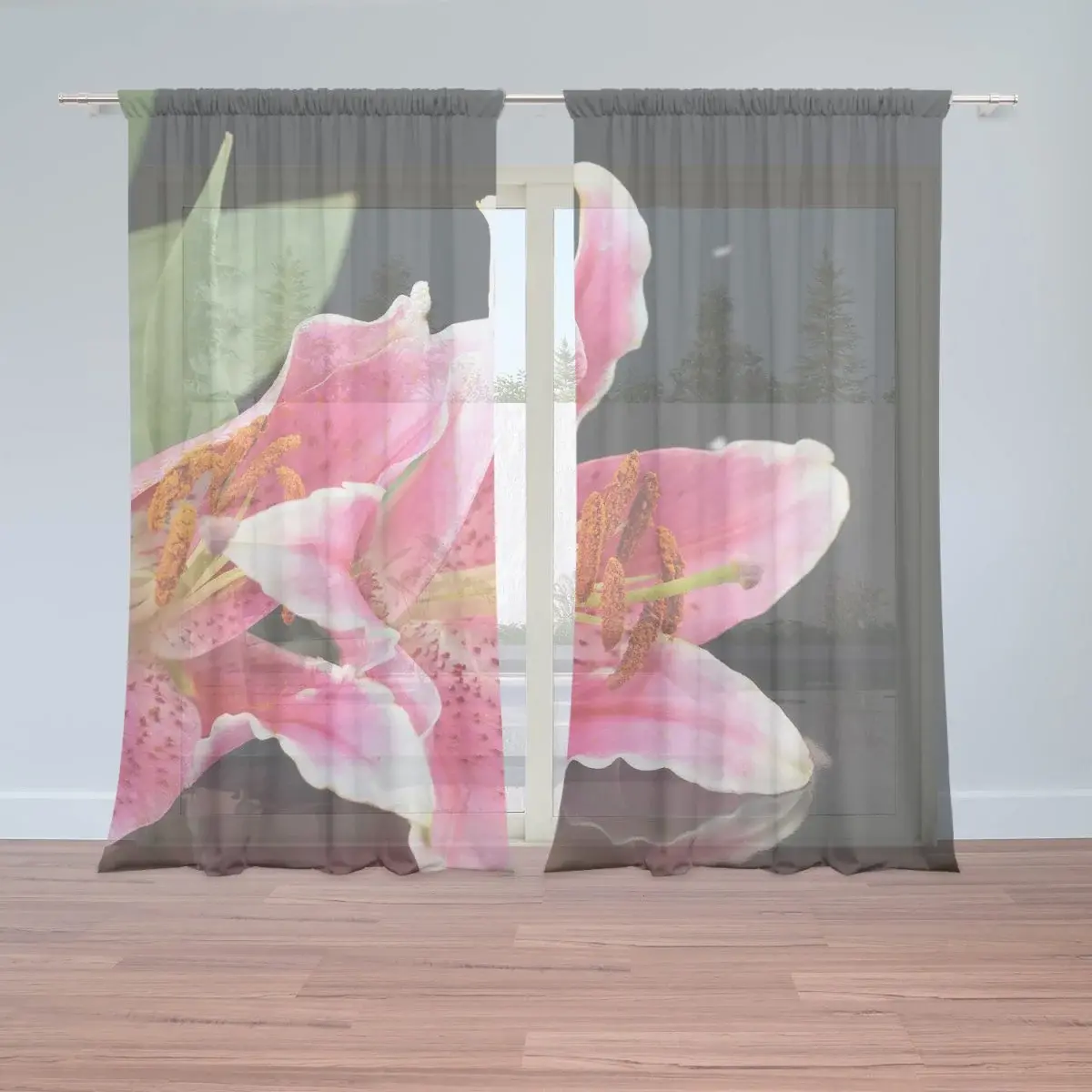 Záclony Lilie: 2ks 150x250cm