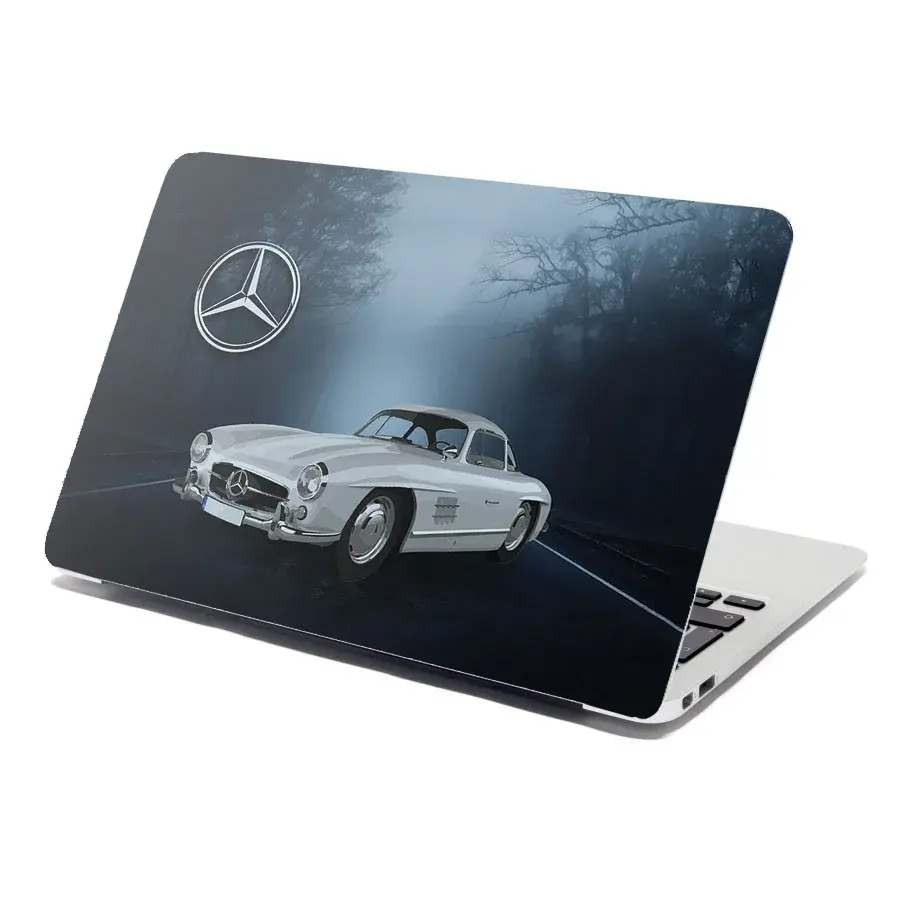Samolepka na notebook Mercedes-Benz 300 SL V lese - 38x26 cm