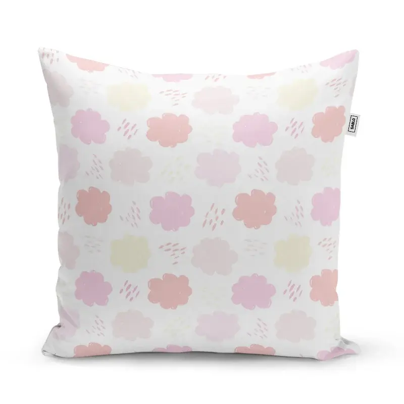 Polštář Barevné obláčky - 40x40 cm
