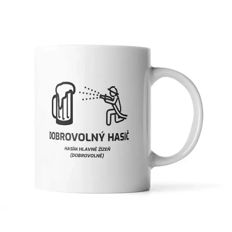 Hrnek Dobrovolný hasič - 890 ml - XXL