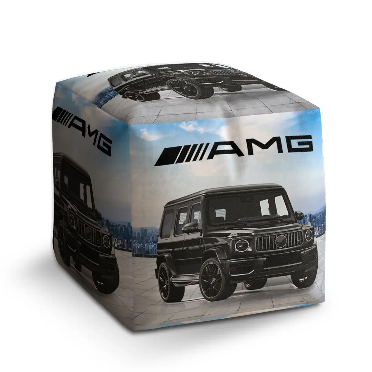 Taburet Cube AMG auto - 40x40x40 cm