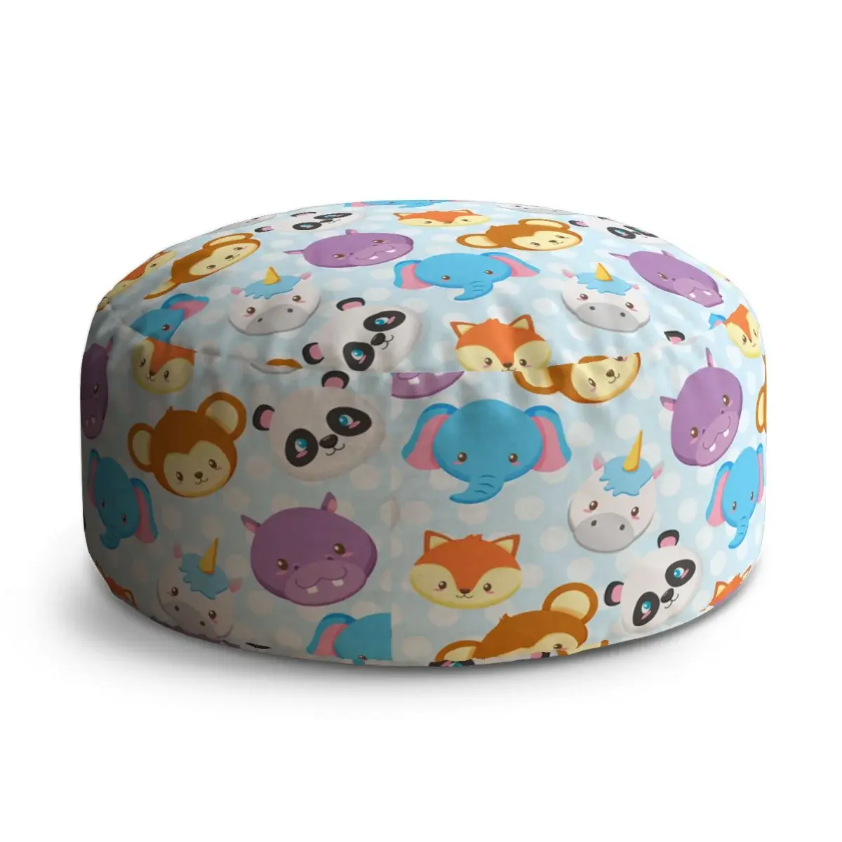 Taburet Circle Zoo pro děti: 38x48 cm