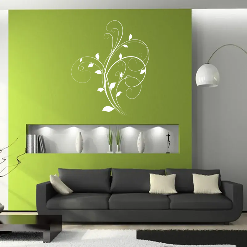 Samolepka na zeď: Strip ornament - 90x75 cm