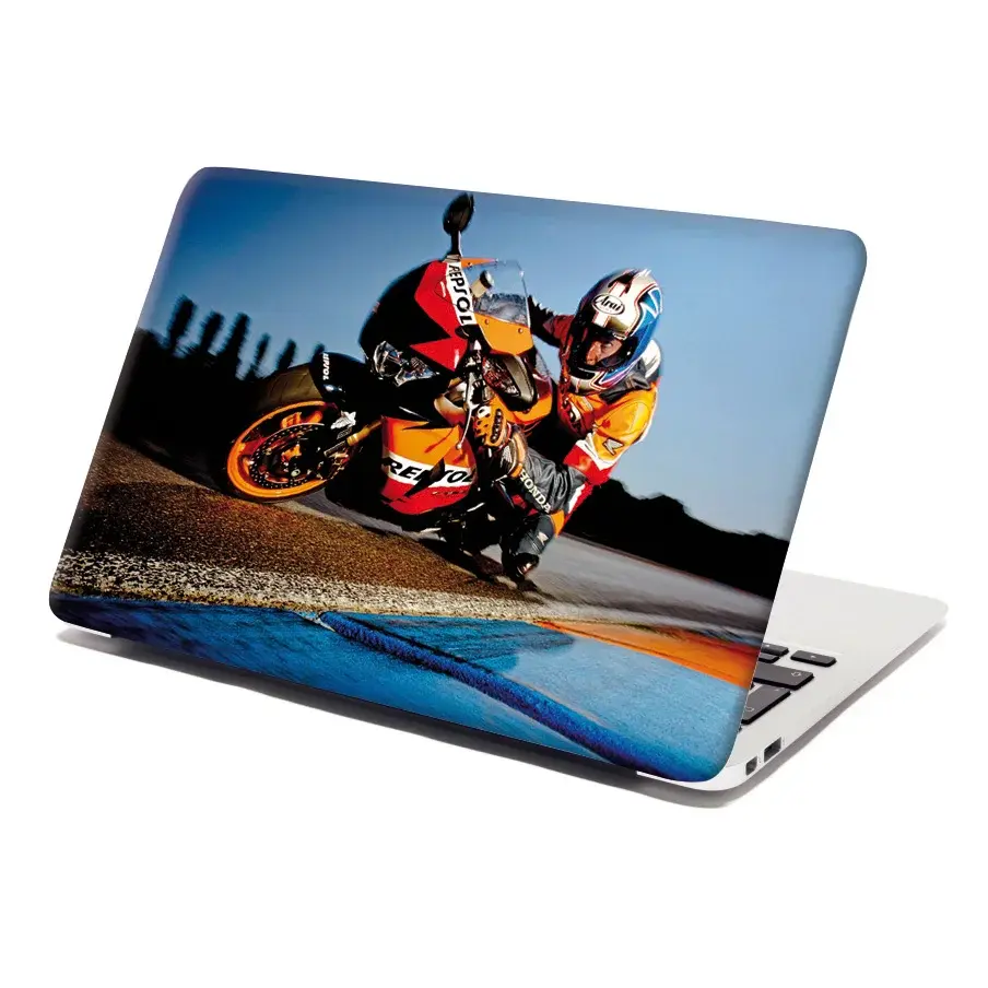 Samolepka na notebook Motorkář 2 - 29x20 cm