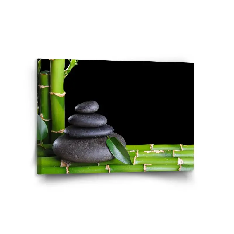 Obraz Bambus a kameny - 120x80 cm