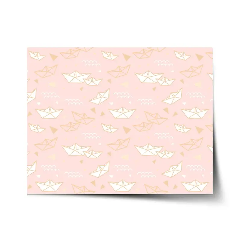 Plakát Skládací lodičky - 60x40 cm