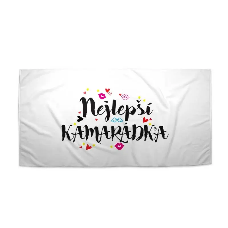 Ručník Nejlepší kamarádka - 70x140 cm