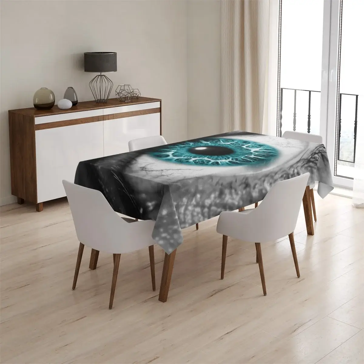 Ubrus Modré oko - 90x90 cm