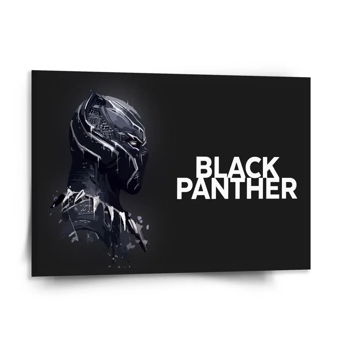 Obraz BLACK PANTHER z profilu Černý - 150x110 cm