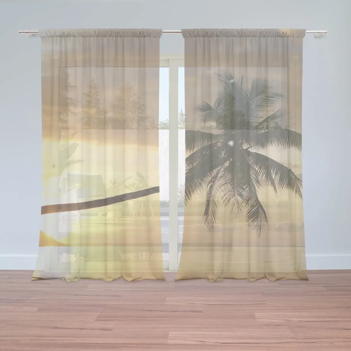 Záclony Palma: 2ks 150x250cm