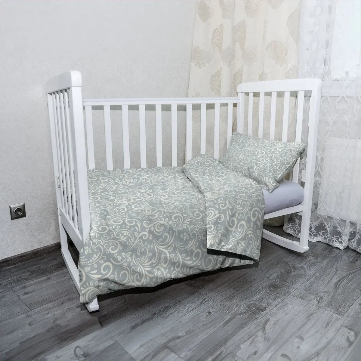 Dětské povlečení do postýlky Nežná krajka - 130x90 / 40x60
