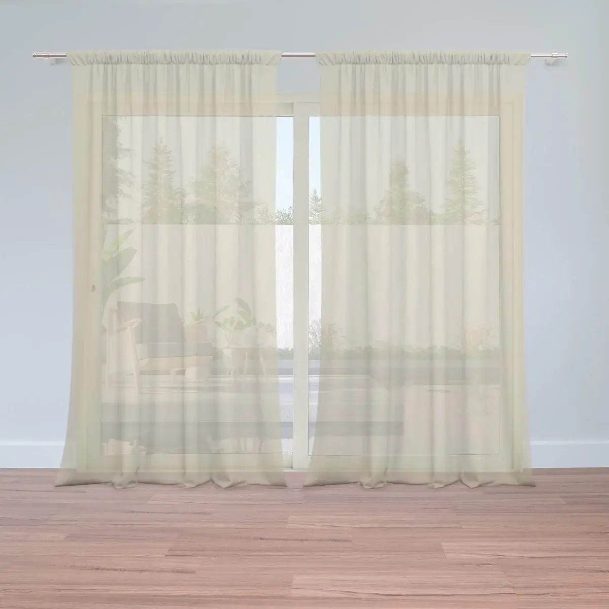 Záclony Písková: 2ks 150x250cm