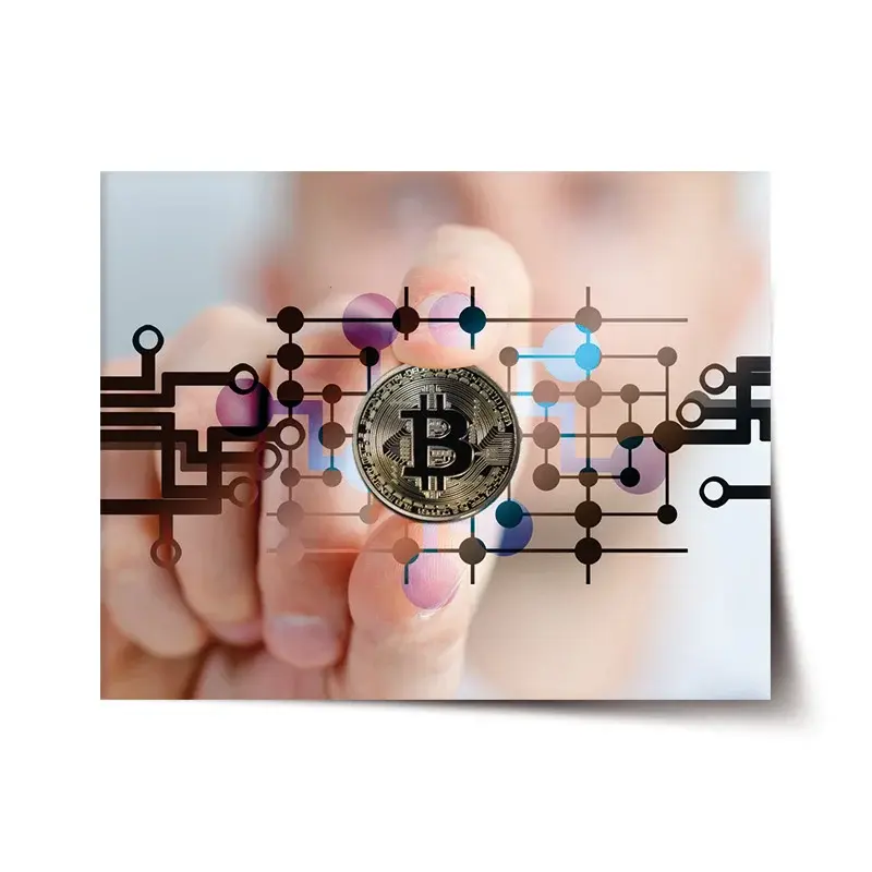 Plakát Bitcoin - 60x40 cm