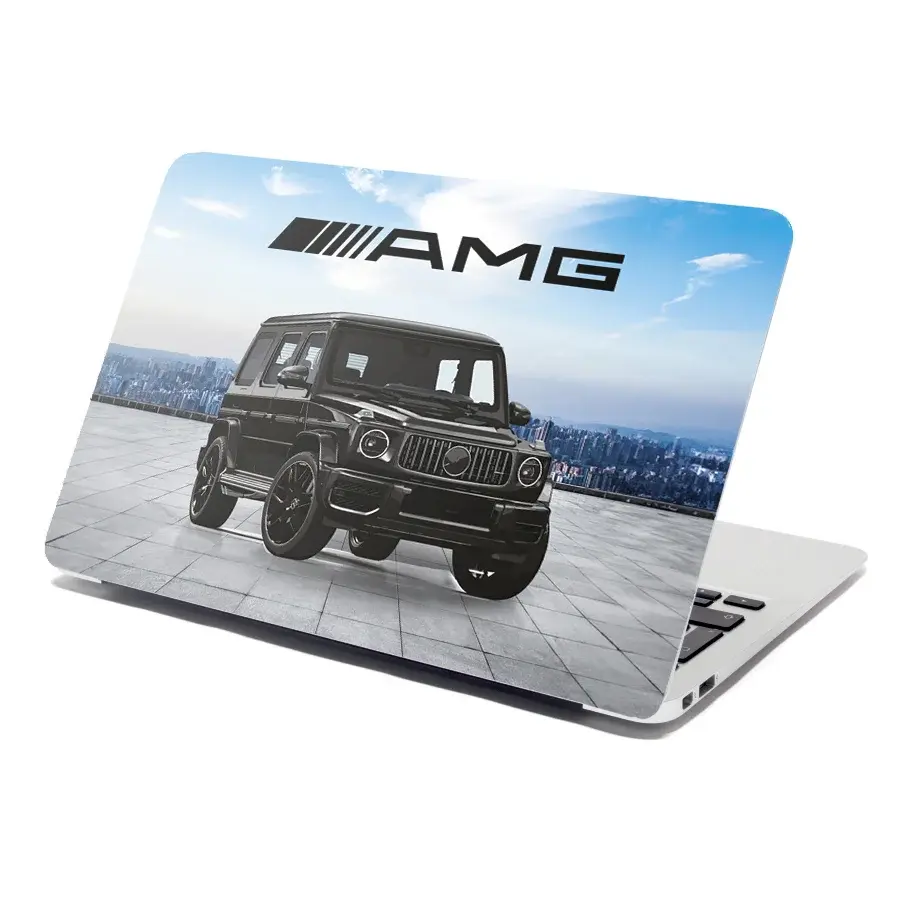 Samolepka na notebook AMG auto - 38x26 cm