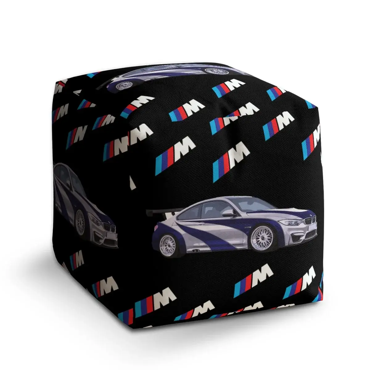 Taburet Cube MPERFORMANCE sportovní auto - 60x60x60 cm