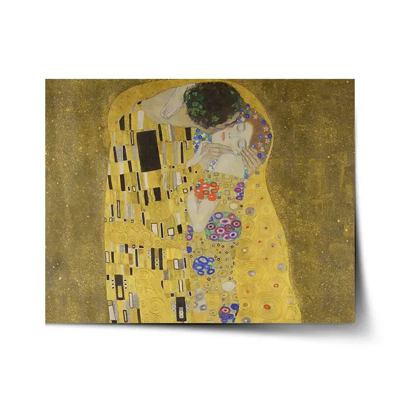 Plakát Polibek - Gustav Klimt - 60x40 cm