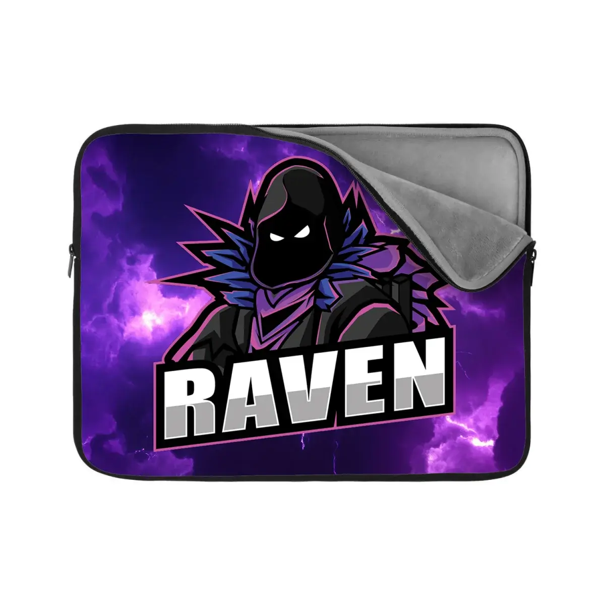 Obal na notebook FORTNITE RAVEN Fialová bouře - 13