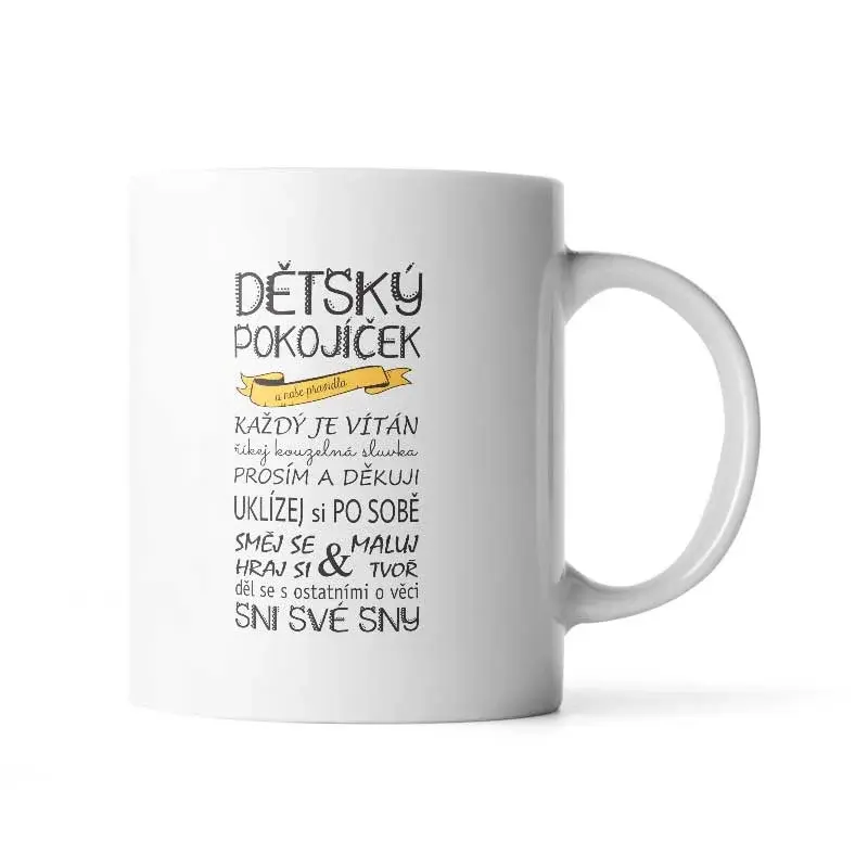 Hrnek Dětský pokojíček - 330 ml - standard