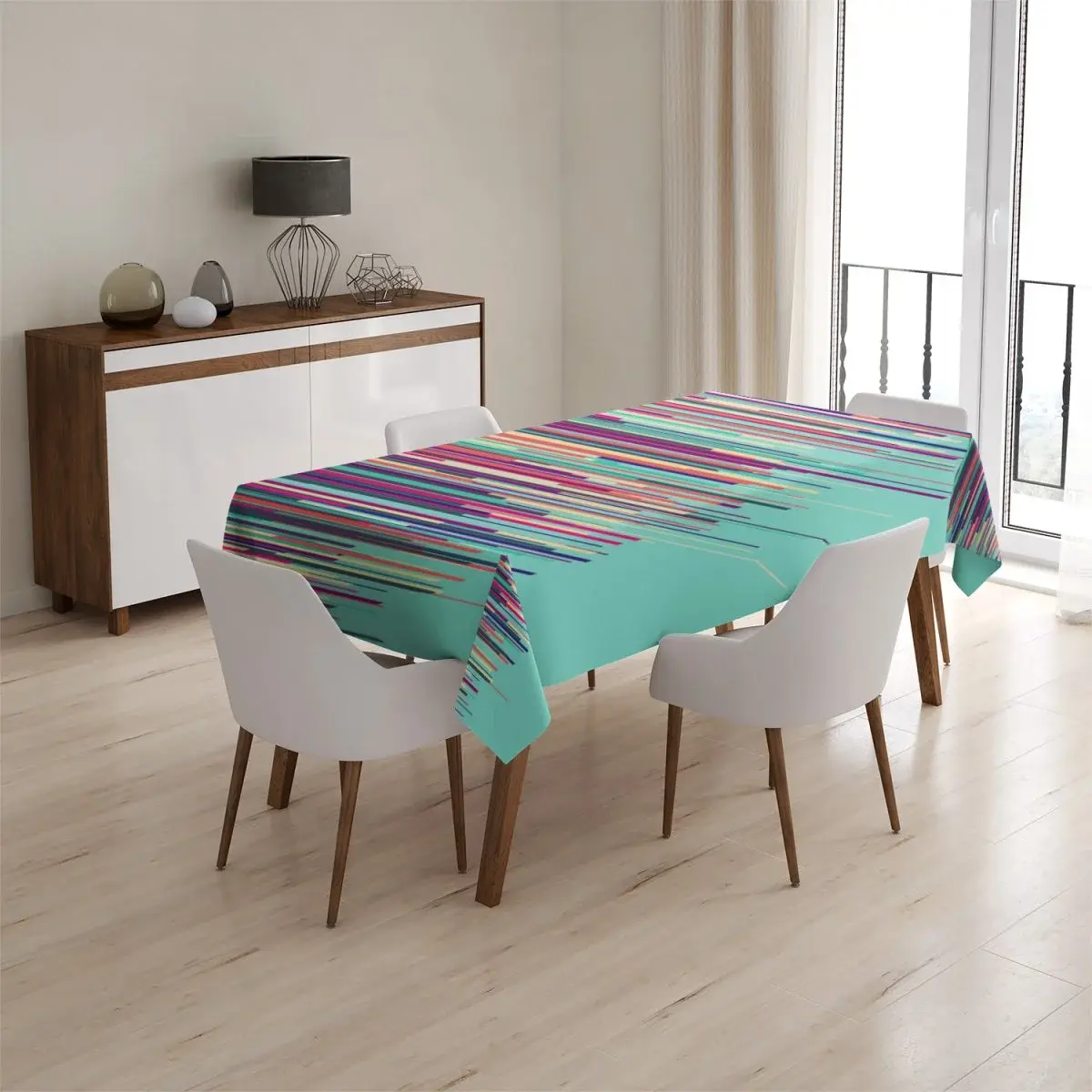 Ubrus Stékající barva - 90x90 cm