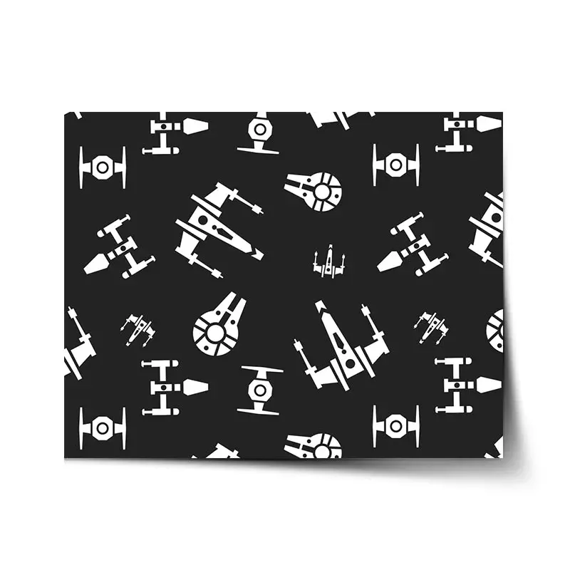 Plakát Star Wars Vesmírné lodě Pattern - 90x60 cm