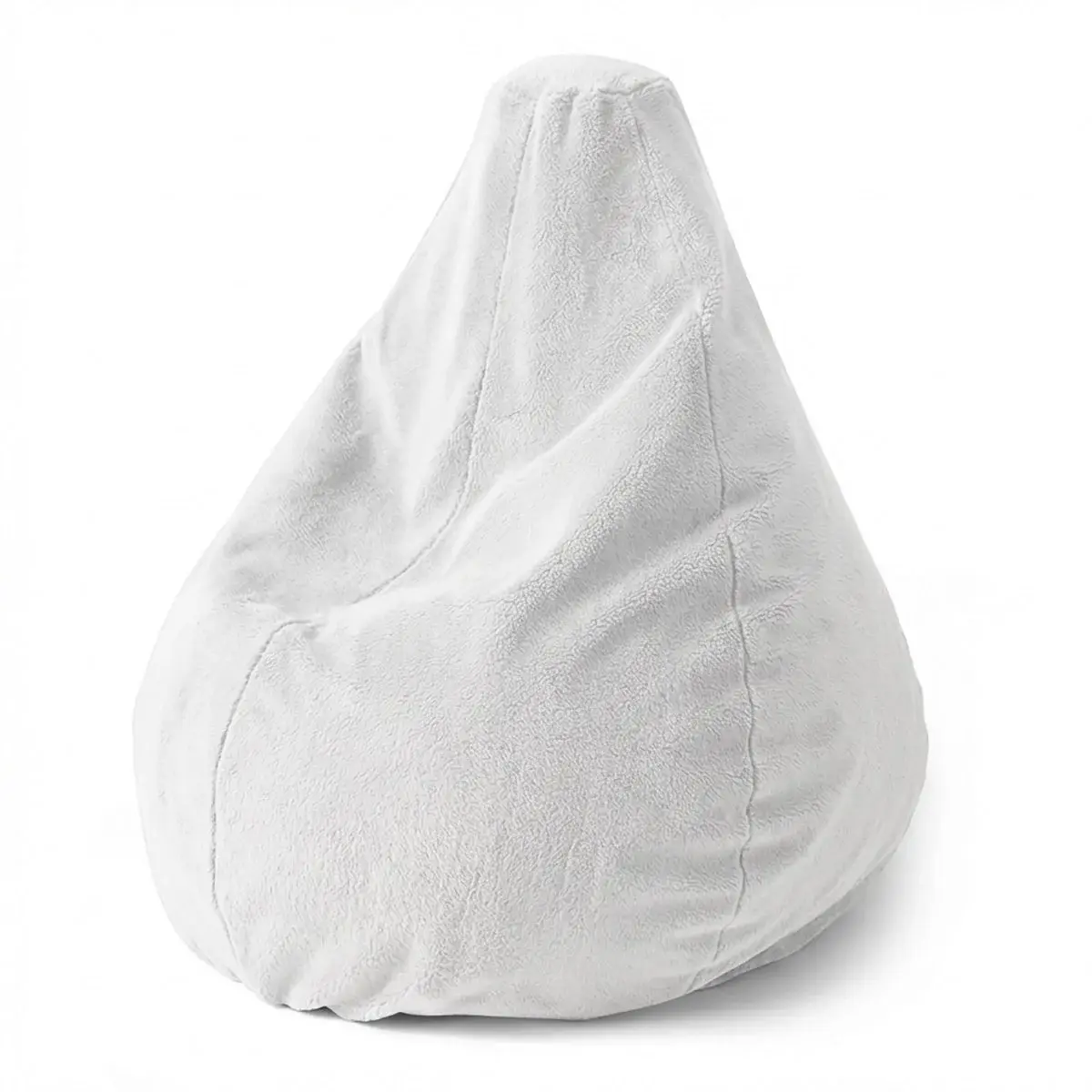 Sedací vak Pear SOFTY - Cloud White - 70 x 95 x 15 cm