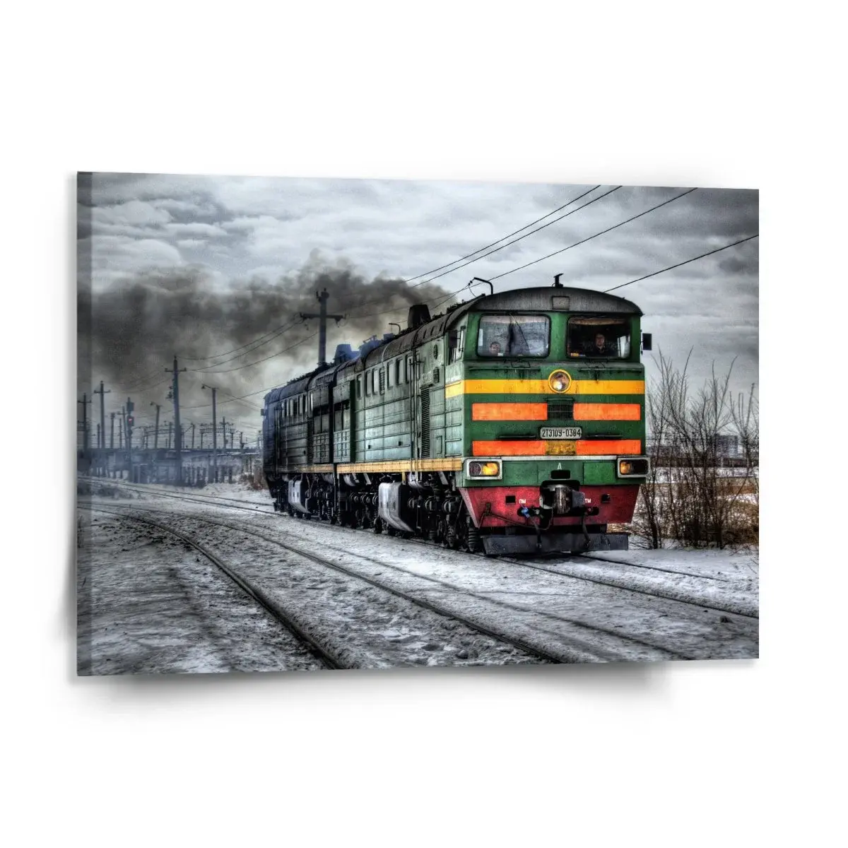 Obraz Lokomotiva - 150x110 cm