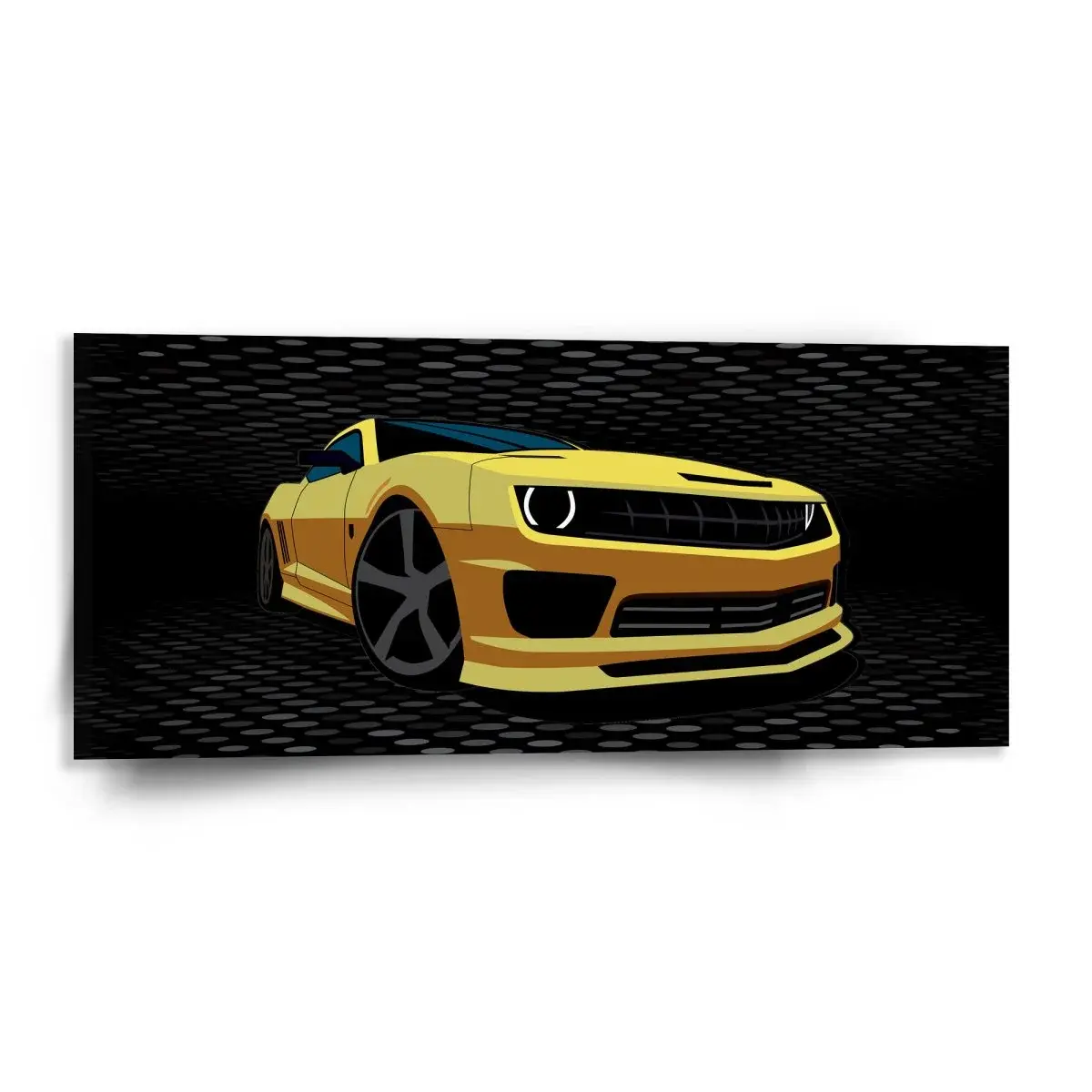 Obraz Chevrolet Camaro Puntíky - 110x50 cm