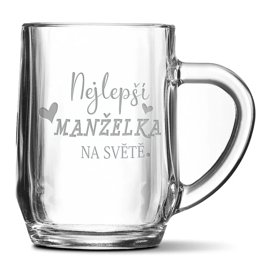 Půllitr Nejlepší manželka na světě: 0,5 l