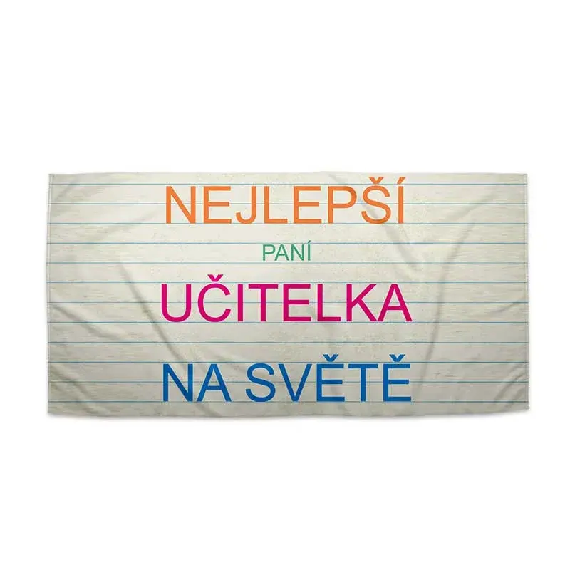 Ručník Nejlepší paní učitelka na světě - 30x50 cm