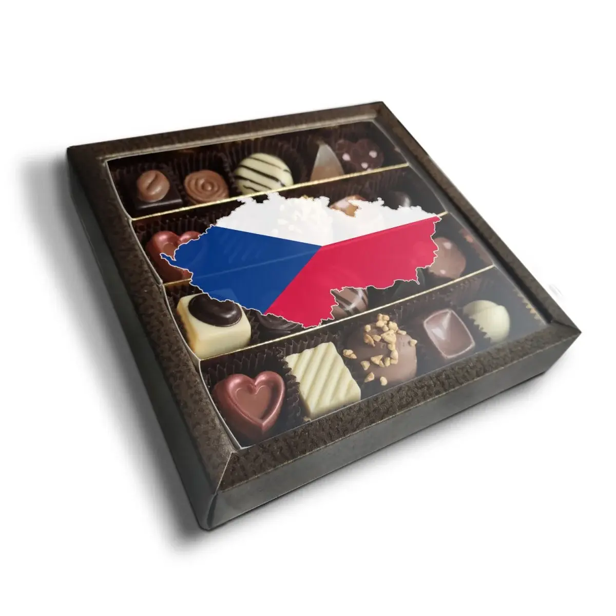 Pralinky Česká vlajka - Společně za vítězstvím - 20 ks pralinek