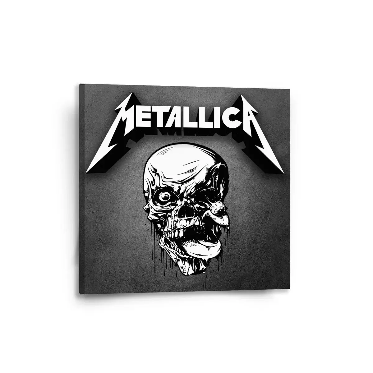 Obraz METALLICA Lebka Šedá - 50x50 cm