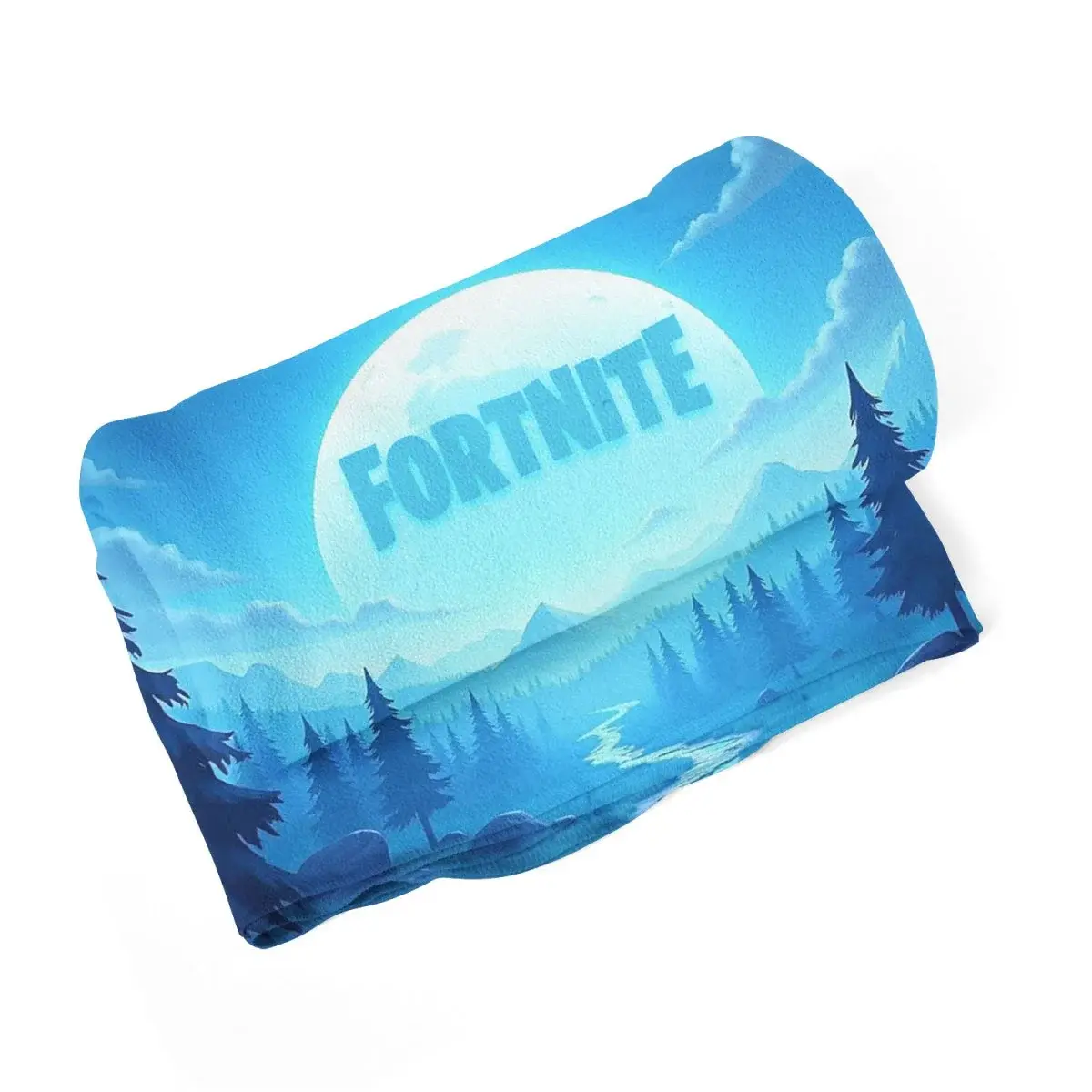 Deka FORTNITE Modré údolí s měsícem - 150x120 cm