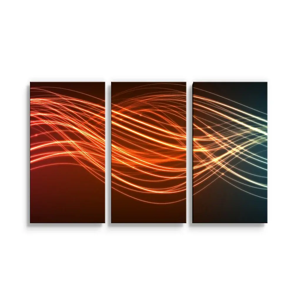 Obraz - 3-dílný Abstrakce strip - 120x80 cm