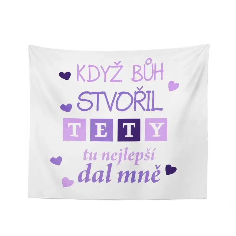 Deka Když Bůh stvořil tety: 150x120 cm