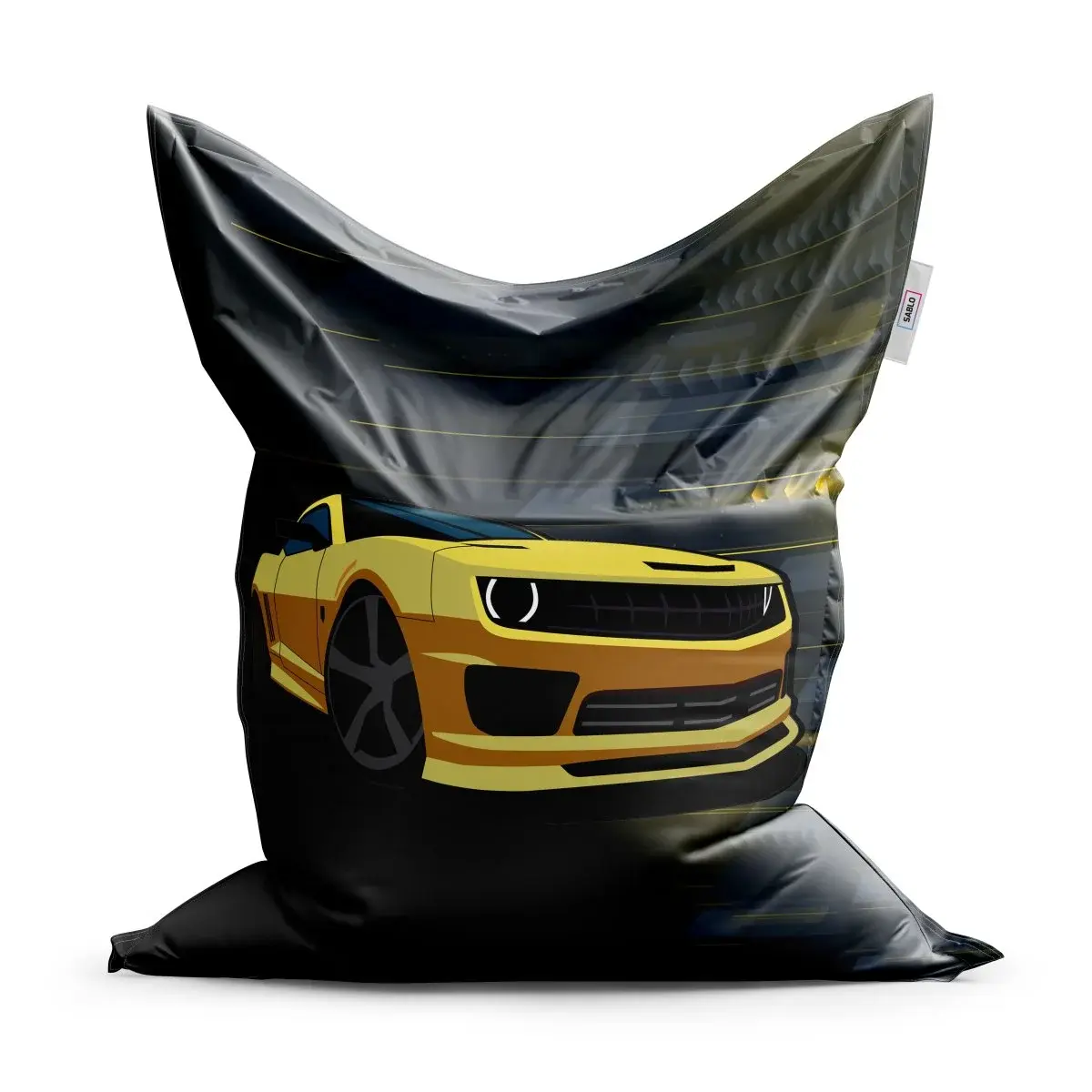 Sedací vak Chevrolet Camaro Pruhy - 150x100 cm