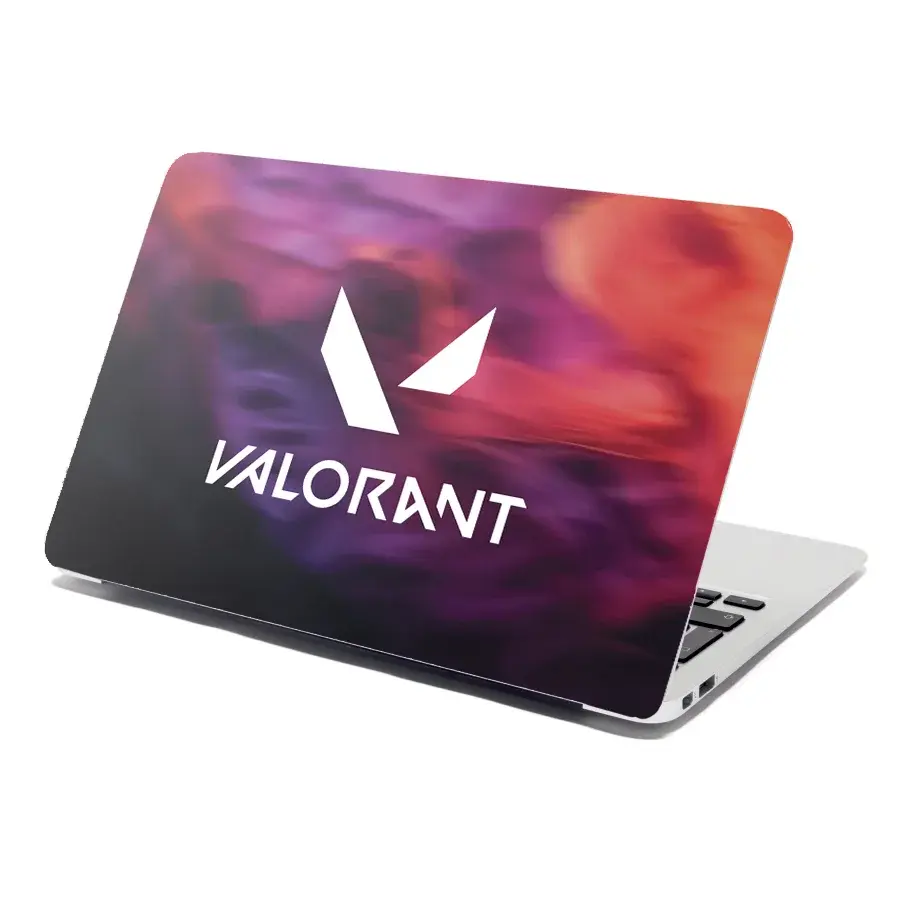 Samolepka na notebook VALORANT Glow - 38x26 cm