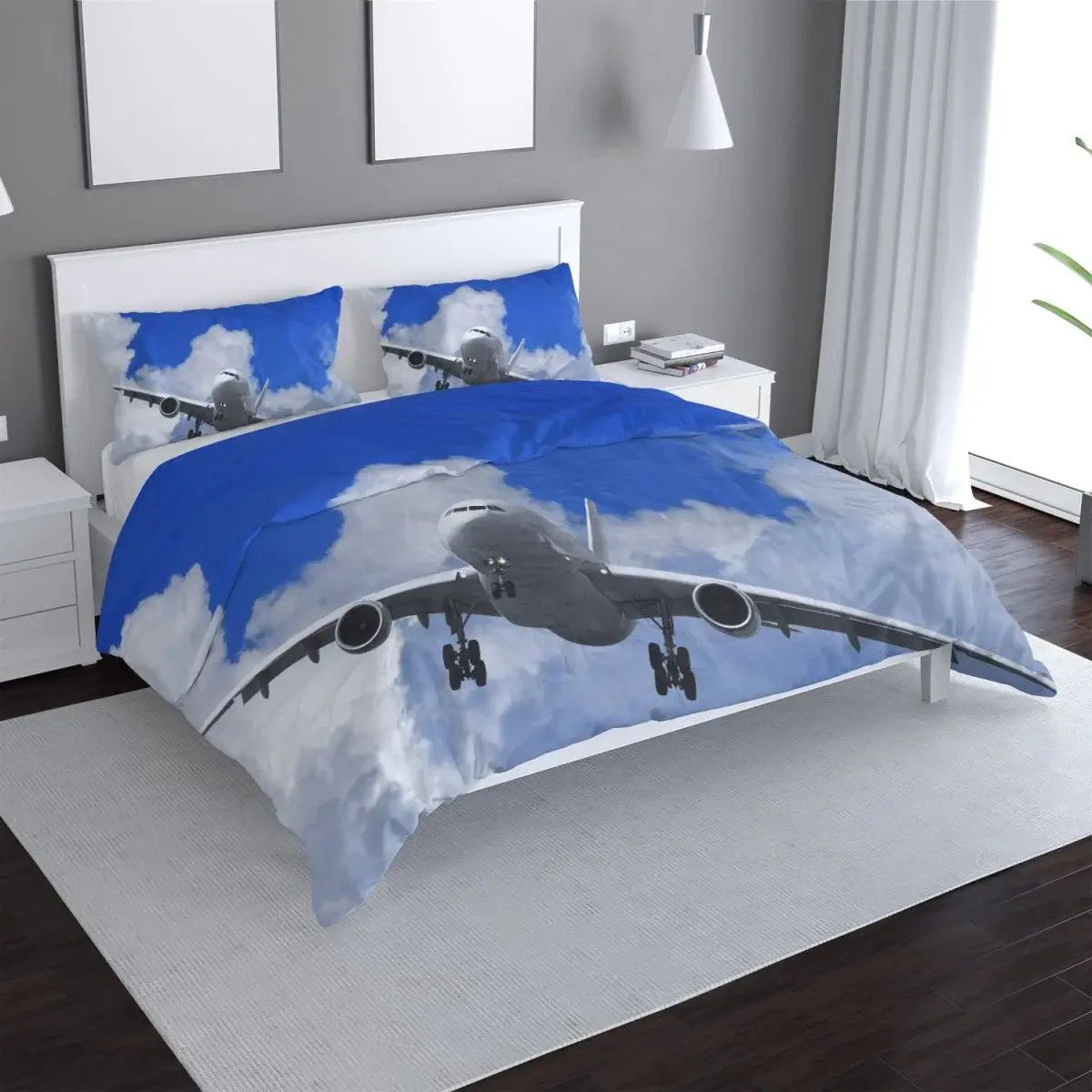 Povlečení Letadlo při přistání - 140x200 / 90x70