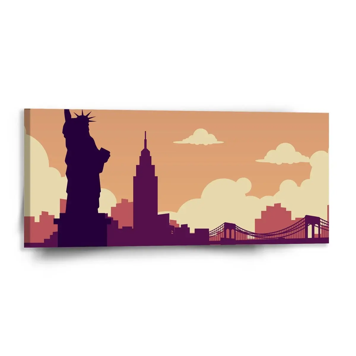 Obraz New York Socha svobody Art - 110x50 cm
