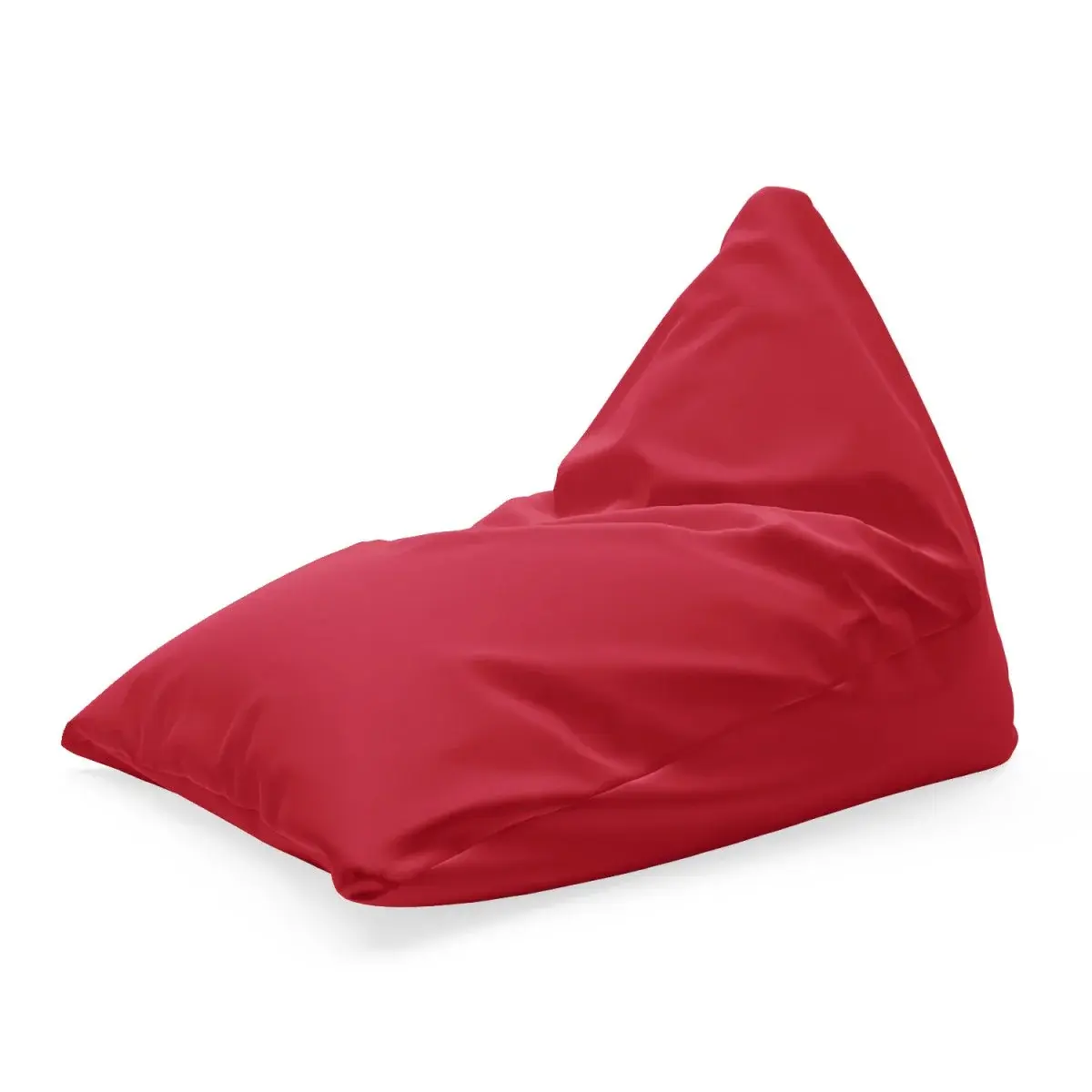 Sedací vak Triangl Červená cherry: 120 x 100 x 100 cm