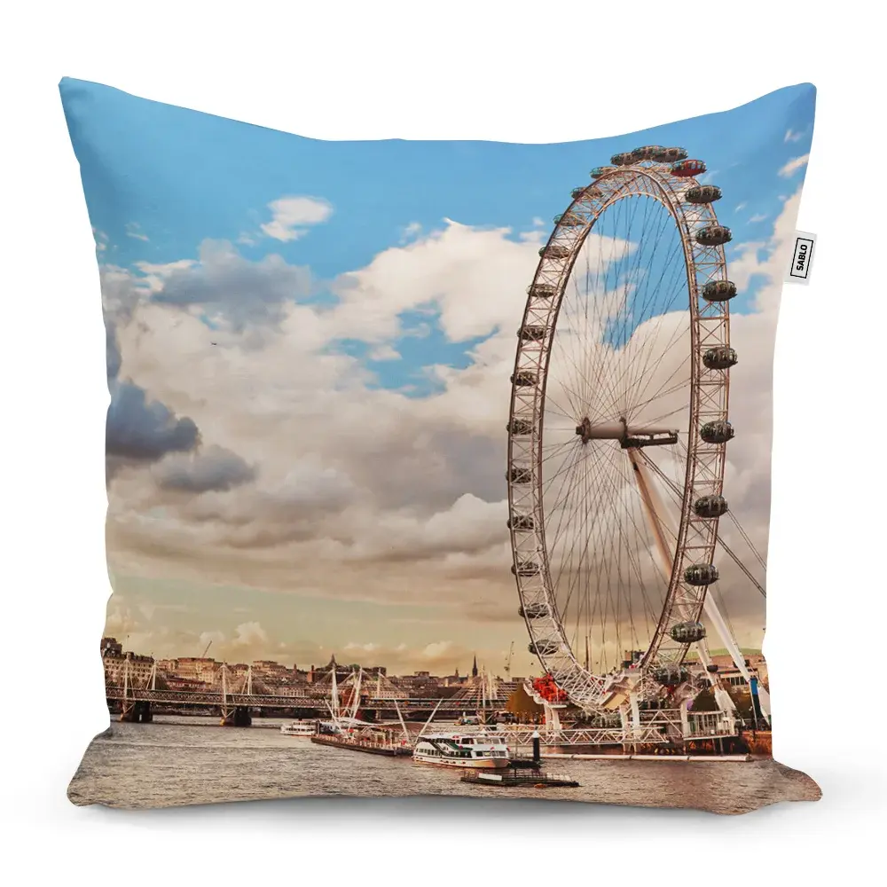 Polštář London eye - 50x50 cm