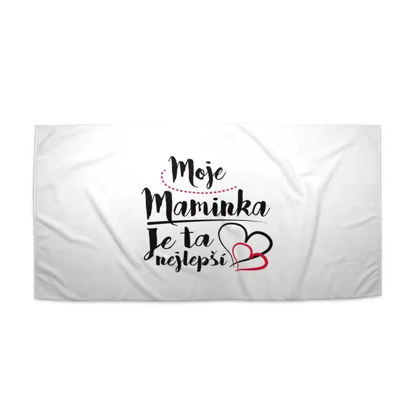 Ručník Moje maminka je ta nejlepší - 70x140 cm