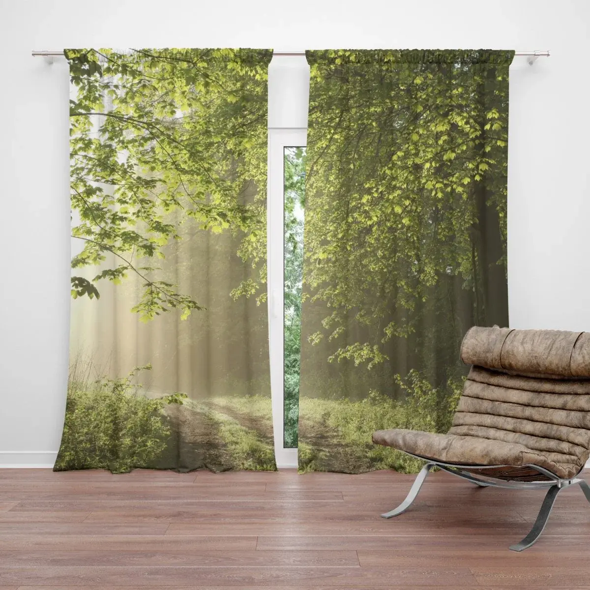 Závěs Lesní cesta: 2ks 140x250cm