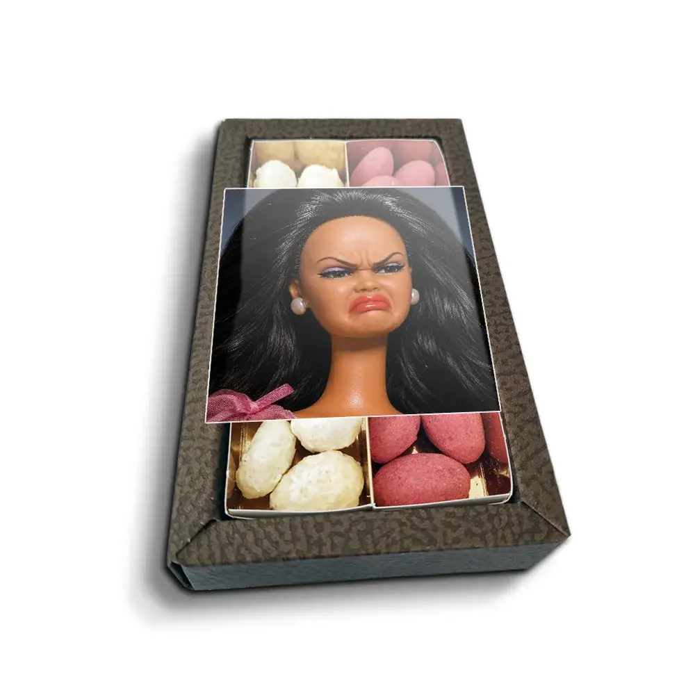 Mandle v čokoládě Naštvaná Barbie - Meme Barbie - 2x 80g