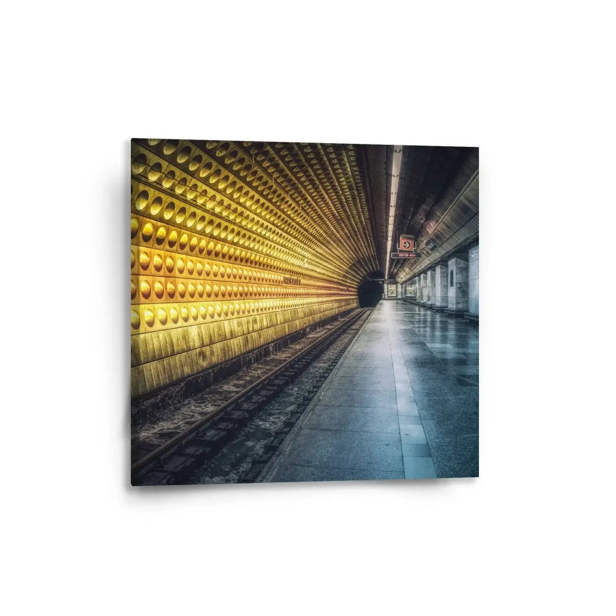 Obraz Pražské metro - 50x50 cm