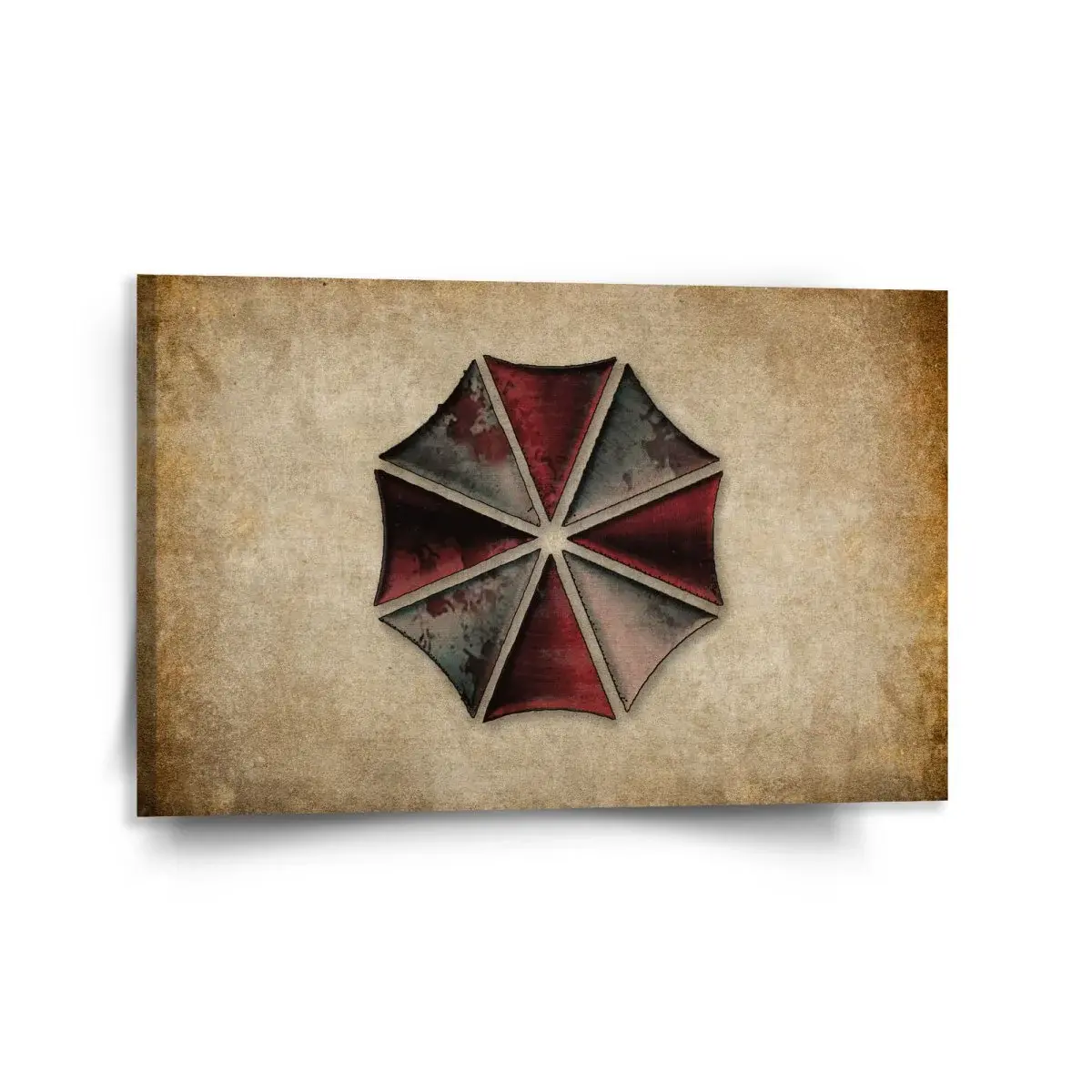 Obraz Resident Evil Umbrella Corporation Vintage - 120x80 cm