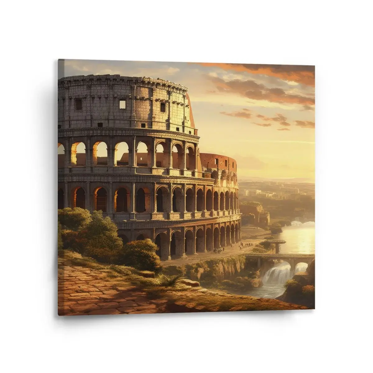 Obraz Řím Koloseum Historic - 110x110 cm